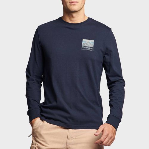 Navy Cotton Graphic T-Shirt - Penfield - Modalova