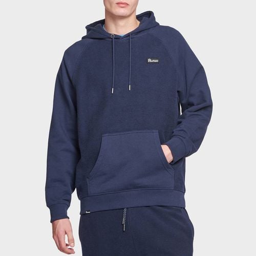 Navy Cotton Reverse Loopback Hoodie - Penfield - Modalova