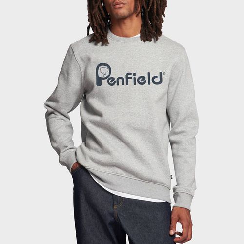 Grey Bear Chest Print Sweatshirt - Penfield - Modalova
