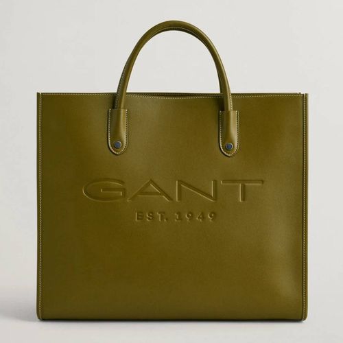 Khaki Leather Bag - Gant - Modalova