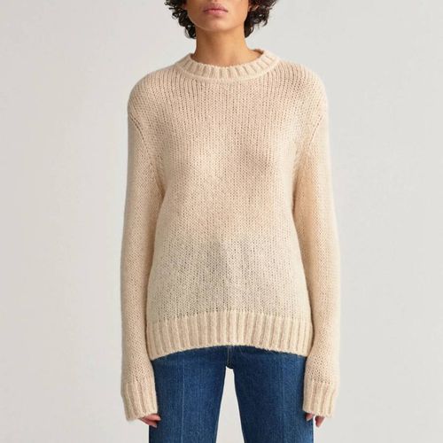 Cream Wool Blend Jumper - Gant - Modalova