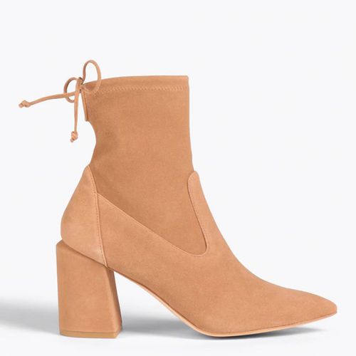 Brown Suede Avenue 85 Ankle Boot - Stuart Weitzman - Modalova