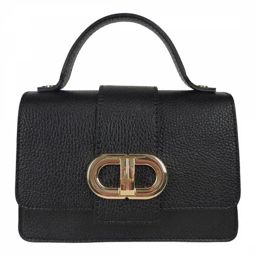 Tan Mini Dollar Leather Handbag - Bella Blanco - Modalova