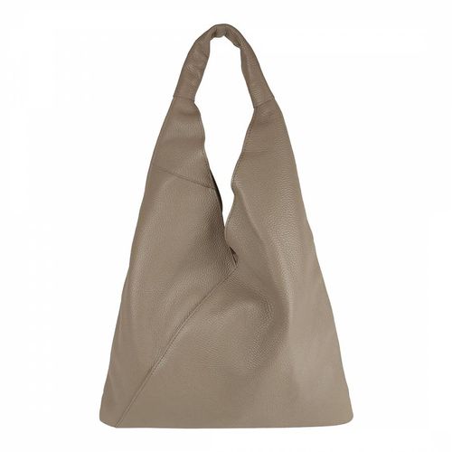 Beige Dollar Leather Shoulder Bag - Bella Blanco - Modalova