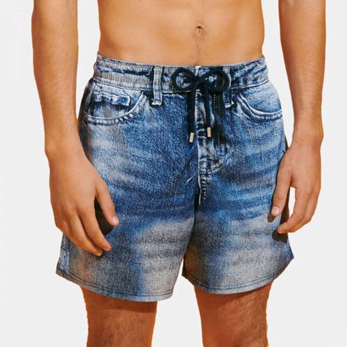 Blue Denim Moorise Swimtrunk - Vilebrequin - Modalova