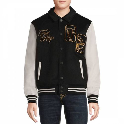 Varsity Wool Blend Bomber Jacket - True Religion - Modalova