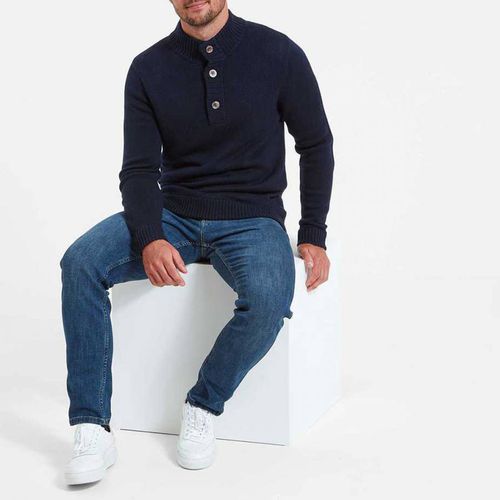 Navy Kenmore Lambswool Blend Jumper - Schöffel - Modalova