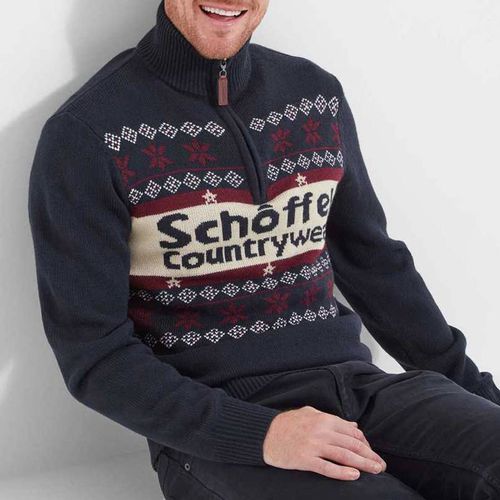 Christmas Quarter Zip Sweatshirt - Schöffel - Modalova