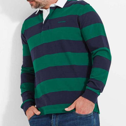 Navy/Green Cotton St Mawes Rugby Shirt - SchÃ¶ffel - Modalova