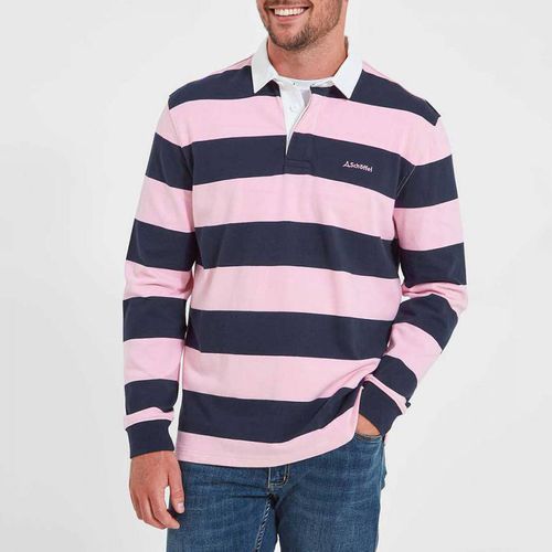 Navy/Pink Cotton St Mawes Rugby Shirt - SchÃ¶ffel - Modalova