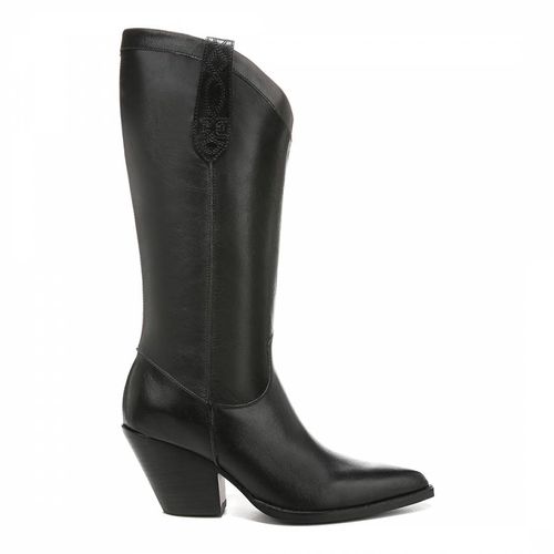 Black Jamie Leather Boot - Sam Edelman - Modalova