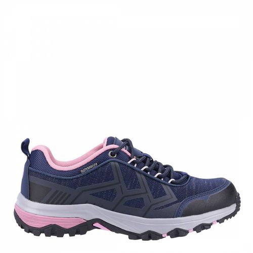 Women's Navy/Pink Wychwoof Recyled Walking Shoe - Cotswold - Modalova