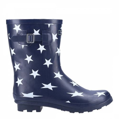 Women's Navy Star Badminton Wellington Boots - Cotswold - Modalova