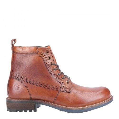 Men's Tan Dauntsey Leather Smart Casual Boots - Cotswold - Modalova