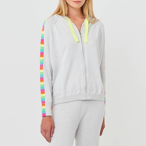 Grey Rainbow Zip Cashmere Hoodie - Scott & Scott London - Modalova