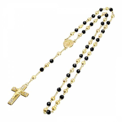K Gold & Onyx Rosary Necklace - Stephen Oliver - Modalova