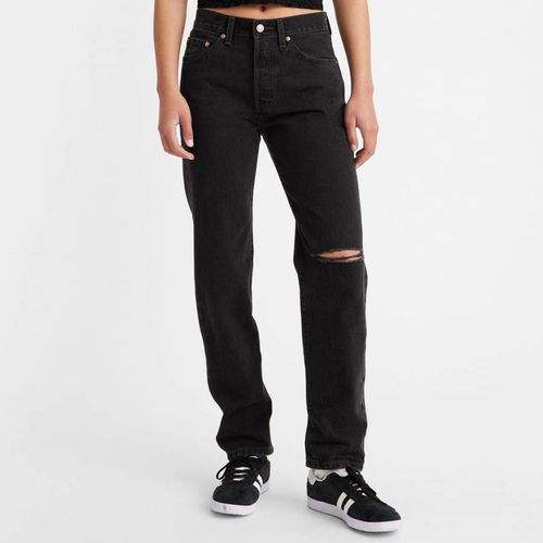 Black 501® Distressed Jeans - Levi's - Modalova