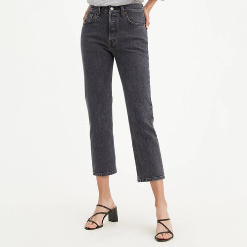 Black 501® Cropped Stretch Jeans - Levi's - Modalova