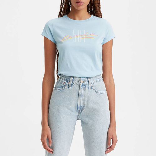 Light Blue Graphic Logo Cotton T-shirt - Levi's - Modalova