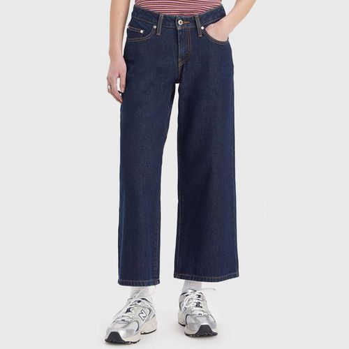 Dark Blue Baggy Cropped Jeans - Levi's - Modalova