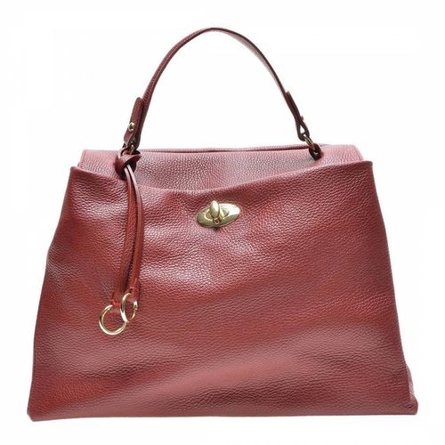 Red Leather Handbag - Luisa Vannini - Modalova