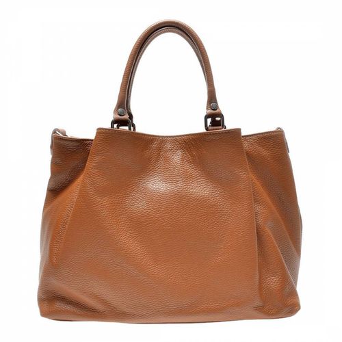 Brown Italian Leather Handbag - Luisa Vannini - Modalova