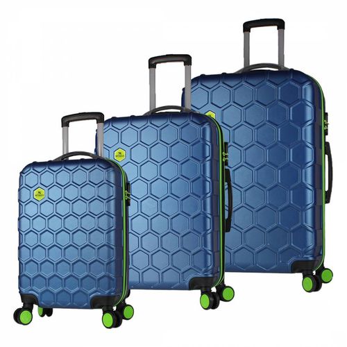 Navy Blue Suitcase Set (3 Pieces) - MyValice - Modalova