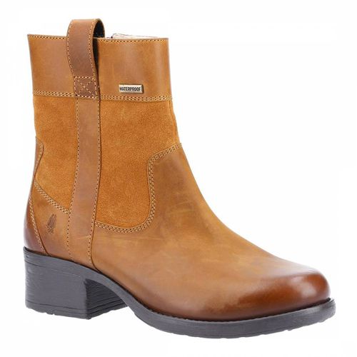 Womens Brown Leather Saskia Boot - Hush Puppies - Modalova