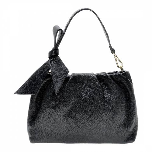 Black Italian Leather Handbag - Luisa Vannini - Modalova