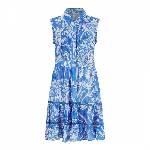Blue Dixie Mini Dress - Pranella - Modalova