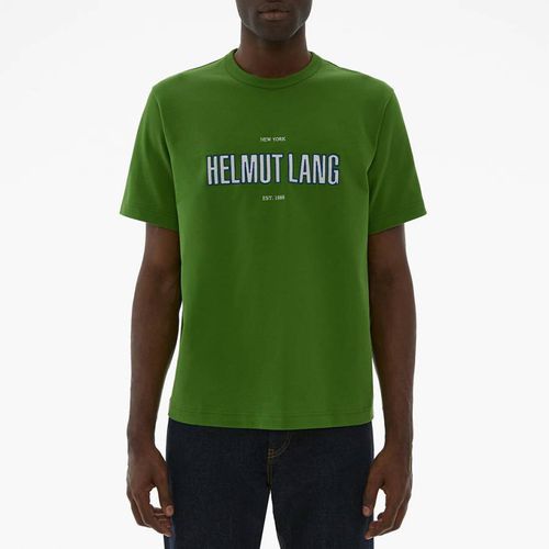 Green Outline Logo T-Shirt - HELMUT LANG - Modalova