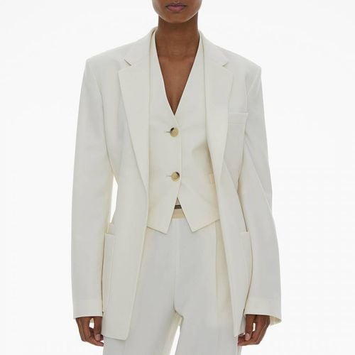 White Belted Blazer - HELMUT LANG - Modalova