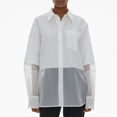 White Sheer Button Shirt - HELMUT LANG - Modalova