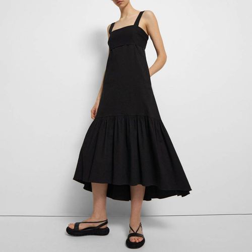 Black Tie Back Midi Dress - Theory - Modalova