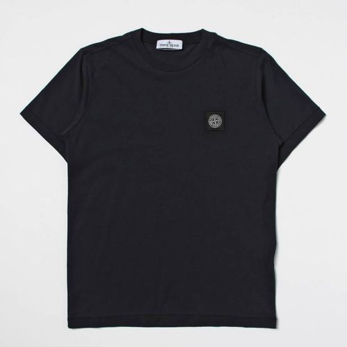 Navy Cotton Jersey T-Shirt - Stone Island - Modalova