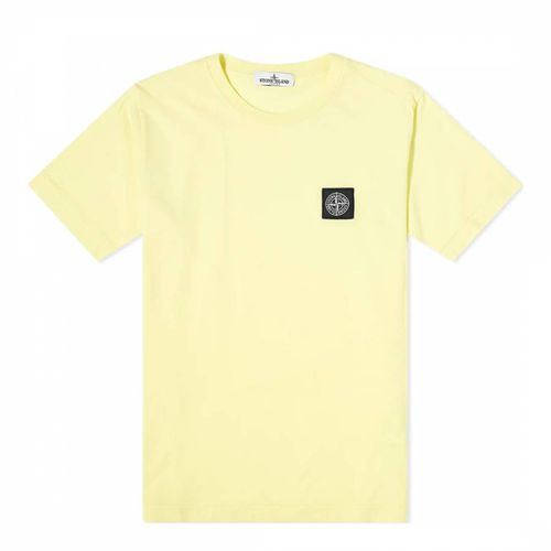 Yellow Cotton Jersey T-Shirt - Stone Island - Modalova