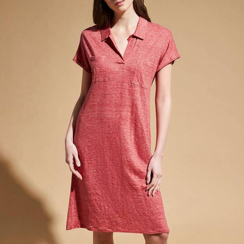 Red Linen Louve Dress - Vilebrequin - Modalova