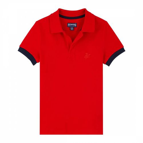 Red Pantin Cotton Polo Shirt - Vilebrequin - Modalova
