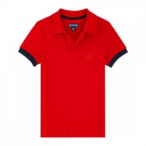 Red Pantin Cotton Polo Shirt - Vilebrequin - Modalova