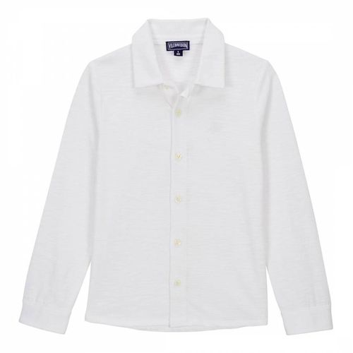 White Gauthier Cotton Shirt - Vilebrequin - Modalova