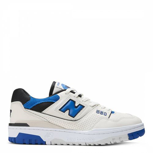 Men's Sea Salt/Royal Blue 550 Court Trainers - New Balance - Modalova