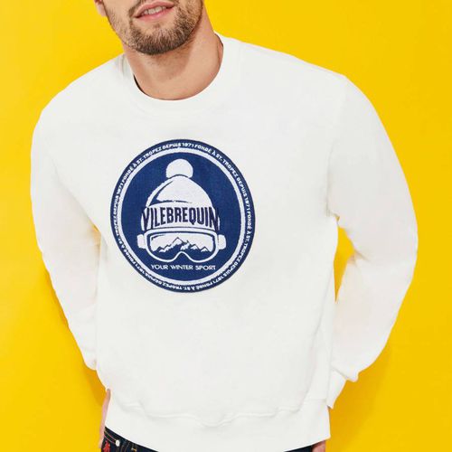 Cream Cotton Bornand Sweatshirt - Vilebrequin - Modalova