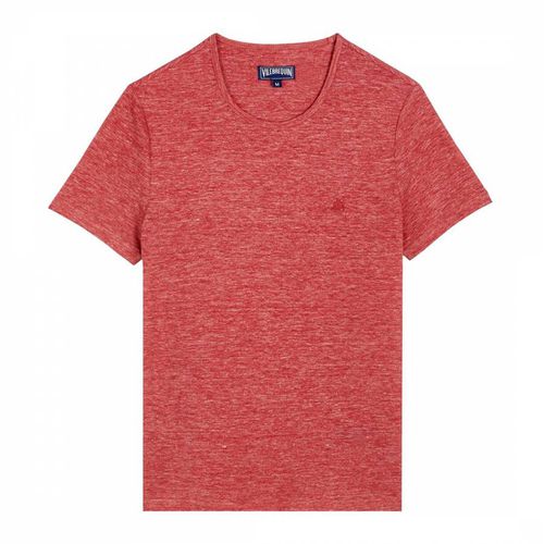 Red Tiramisu Linen T-Shirt - Vilebrequin - Modalova