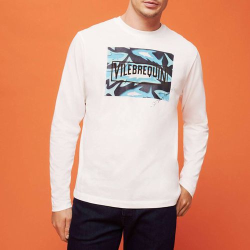 Cream Ales Cotton T-Shirt - Vilebrequin - Modalova