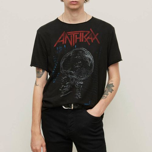 Black Anthkax Raw Edge T-Shirt - John Varvatos - Modalova