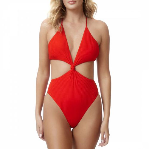 Red Knot Cutout Swimsuit - PQ - Modalova