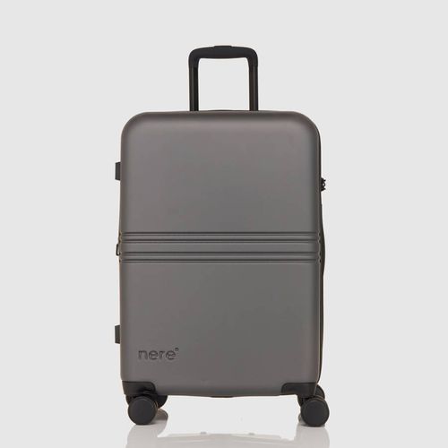 Wonda 65cm Suitcase in Charcoal - NERE TRAVEL - Modalova