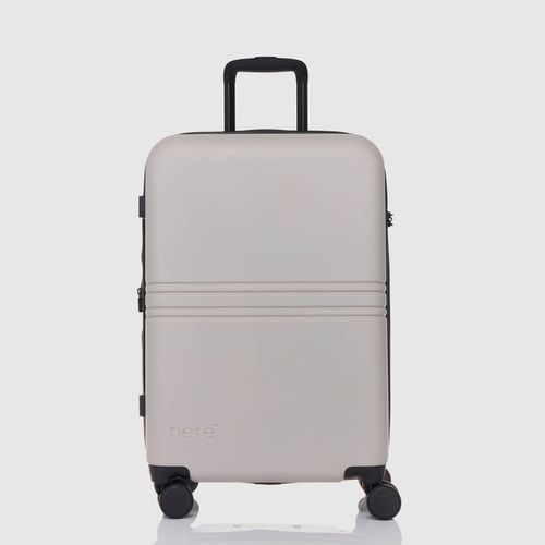 Wonda 65cm Suitcase in Taupe - NERE TRAVEL - Modalova