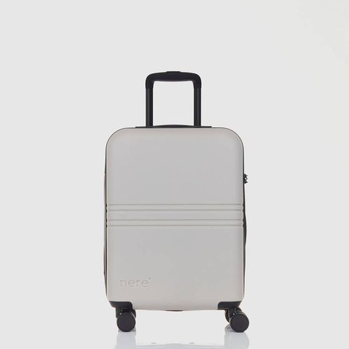 Wonda 55cm Suitcase in Taupe - NERE TRAVEL - Modalova