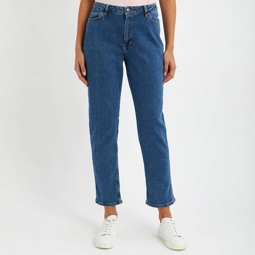 Blue Mid Wash Girlfriend Jeans - Crew Clothing - Modalova